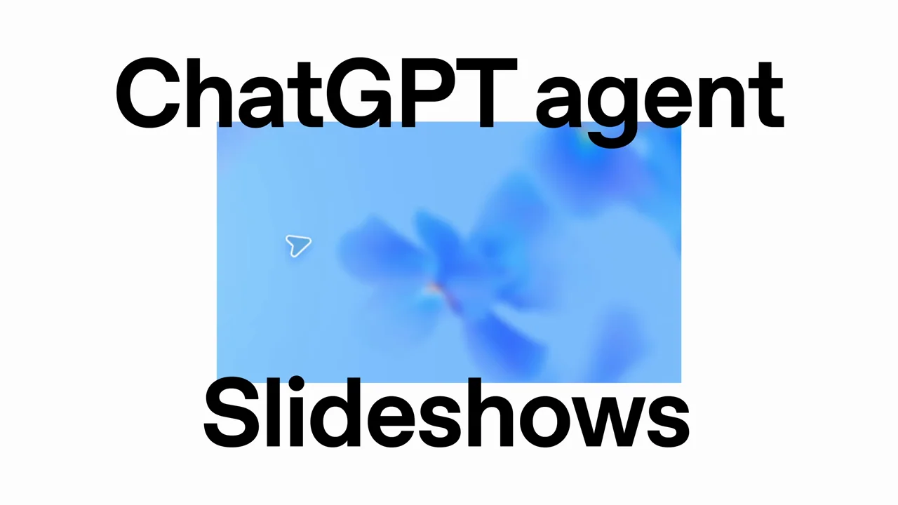 A stairway sequence leads to a slideshow title card.