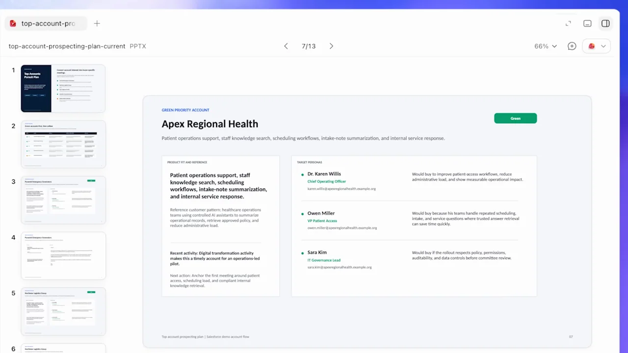 Two further account pages use the same structured layout.
