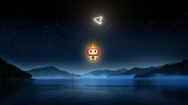 Pointer above character