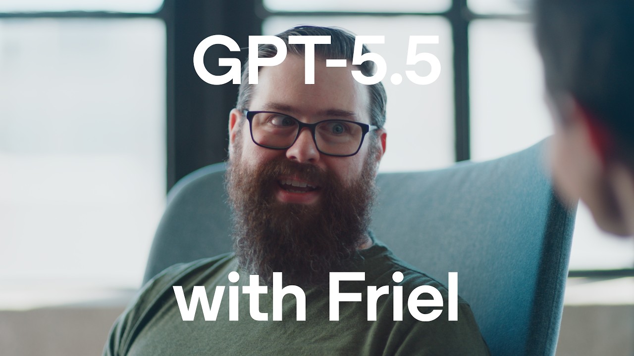 First impressions of GPT-5.5 from Aaron Friel — original channel thumbnail